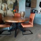 Ronde Eettafel 130cm - 6 Personen, Huis en Inrichting, Tafels | Eettafels, Gebruikt, Rond, Ophalen of Verzenden, Vijf personen of meer