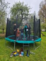 Compleet trampoline met trap,afdekhoes en veiligheidsnet, Kinderen en Baby's, Speelgoed | Buiten | Trampolines, Ophalen of Verzenden
