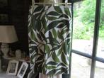 mj/MARCCAIN/rok/rokje/maat N 3/ecru met groen blad/STRETCH, Maat 38/40 (M), Verzenden, Zo goed als nieuw, Marccain