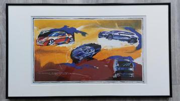 Litho Mercedes Benz Daimler 71x41cm beschikbaar voor biedingen