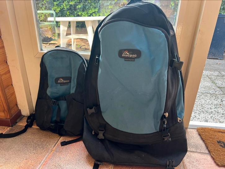 Macpac Orient Express vintage backpacks met dagrugzak M/V, Sieraden, Tassen en Uiterlijk, Tassen | Rugtassen, Gebruikt, Ophalen