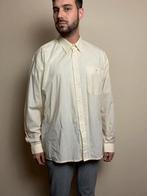 Vintage overhemd - lichtgeel - jaren 80 / 80s - XL, Kleding | Heren, Overhemden, Gedragen, Halswijdte 43/44 (XL), Ophalen of Verzenden