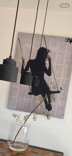 Zuiver hanglamp beton 3., Huis en Inrichting, Lampen | Hanglampen, Ophalen of Verzenden, Zo goed als nieuw, Minder dan 50 cm