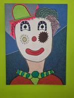 schilderij clown, Huis en Inrichting, Woonaccessoires | Schilderijen, Tekeningen en Foto's, Nieuw, Ophalen of Verzenden, Schilderij