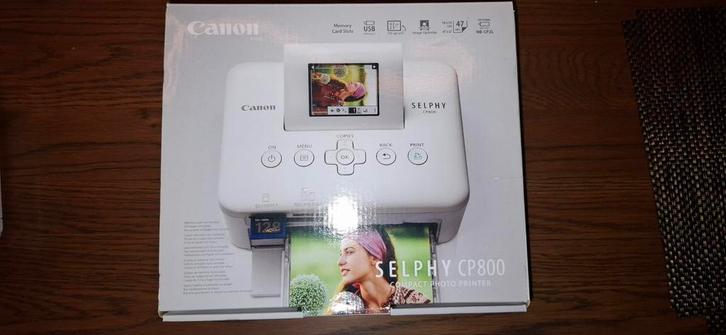 Canon Selphy CP800 Fotoprinter - Compact en Draagbaar, Computers en Software, Printers, Zo goed als nieuw, Fotoprinter, Thermo-printer