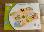 Nieuw in doos -new classic toys knop puzzel safari, 2 tot 4 jaar, Nieuw, Ophalen of Verzenden, Van hout