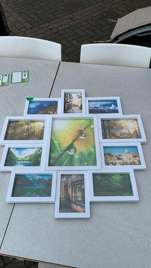 Foto lijst wit voor 10 foto’s 61x61 cm, Audio, Tv en Foto, Fotografie | Fotolijsten, Nieuw, Ophalen