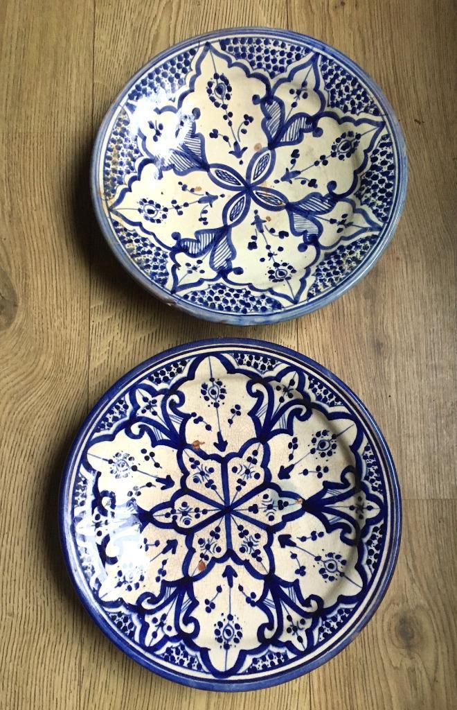 Schalen, marokkaans aardewerk, Antiek en Kunst, Antiek | Keramiek en Aardewerk, Ophalen of Verzenden