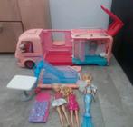 Barbie camper met zwembad, Ophalen of Verzenden, Gebruikt, Barbie