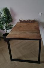 Eettafel, Huis en Inrichting, Tafels | Eettafels, Ophalen, Gebruikt, 100 tot 150 cm, Teakhout