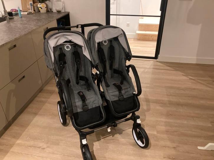 Bugabo Donkey 5 duo compleet, zgan, Kinderen en Baby's, Kinderwagens en Combinaties, Zo goed als nieuw, Bugaboo, Ophalen