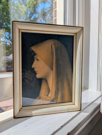 Vintage reproductie van J. Henner, ca. midden 20e eeuw. beschikbaar voor biedingen