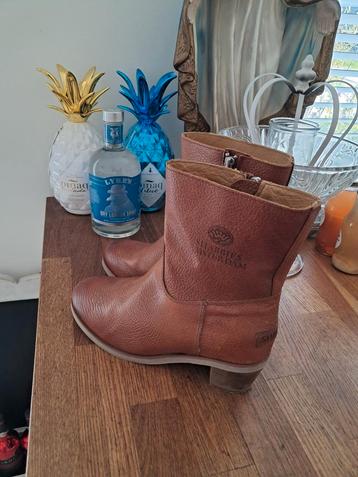 SHABBIES AMSTERDAM Cognac kleur ruw leer maat 42 Nieuw  beschikbaar voor biedingen