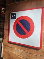 Mooi groot emaille Frans verkeersbord, Ophalen of Verzenden