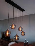 Rookglas hanglamp Rakel - Light & Living, Ophalen, 75 cm of meer, Glas, Hotel chique