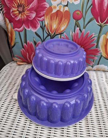 T134 Pudding- rijstvormen en meer Tupperware beschikbaar voor biedingen