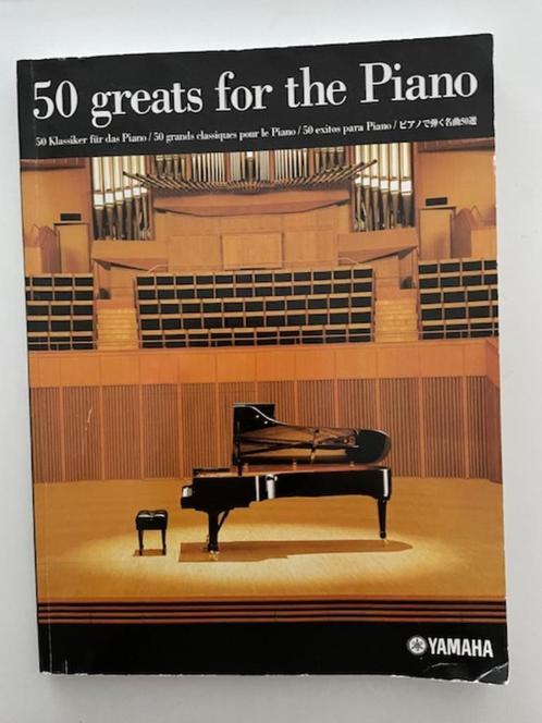 50 greats for the piano. Yamaha muziekboek / bladmuziekrg, Muziek en Instrumenten, Bladmuziek, Gebruikt, Overige soorten, Piano