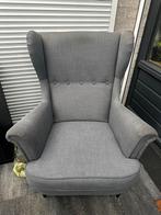 Grijze fauteuil, Ophalen, Gebruikt, Stof, 75 tot 100 cm