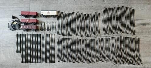 Piko trein wagons en diverse rails., Hobby en Vrije tijd, Modeltreinen | H0, Zo goed als nieuw, Gelijkstroom, Piko, Ophalen of Verzenden