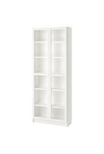 IKEA BILLY kast met glazen deuren - lichtgrijs, Ophalen, 200 cm of meer, 50 tot 100 cm, 25 tot 50 cm