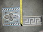Antieke tegel met decoratief patroon, Ophalen, Gebruikt, Minder dan 20 cm, Minder dan 20 cm