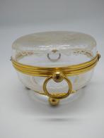 Antieke Franse glazen koekentrommel, Ophalen of Verzenden