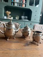 Vintage verzilverd theeservies, Antiek en Kunst, Antiek | Servies compleet, Ophalen of Verzenden