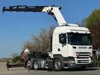 Scania R450 6x2 !TRACTOR!CRANE/GRUE/HMF 50TM!TOP!EURO6! DK10, Automaat, Euro 6, Scania, Wit