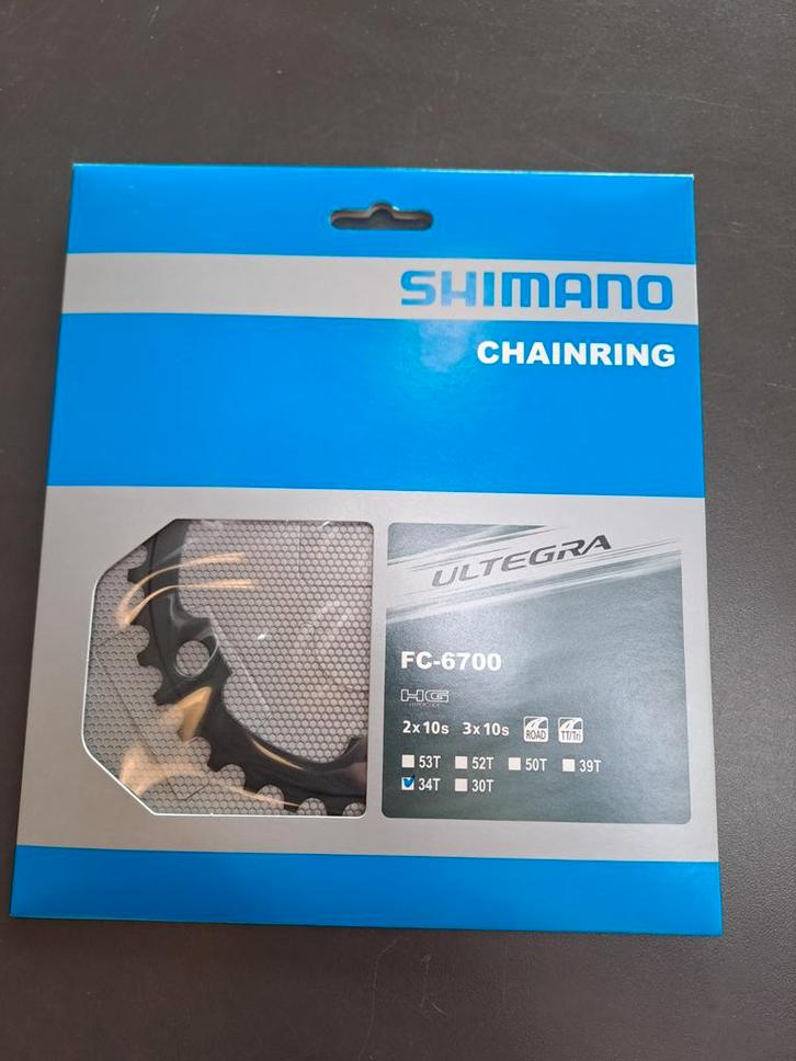 Shimano Ultegra FC-6700 34t kettingblad, Fietsen en Brommers, Fietsonderdelen, Nieuw, Racefiets, Crankstel of Pedalen, Ophalen of Verzenden