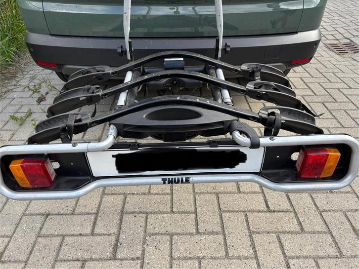 Thule fietsdrager 3 fietsen te HUUR, Auto diversen, Fietsendragers, Zo goed als nieuw, Trekhaakdrager, Ophalen