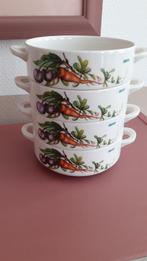 4 Vintage Soepkommen Villeroy &Boch   Royco, Ophalen of Verzenden, Zo goed als nieuw, Kom(men), Overige stijlen