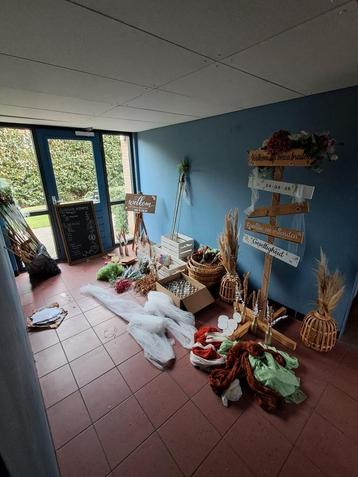 Feestdecoratie bundel. Trouwdecoratie herfstkleuren beschikbaar voor biedingen