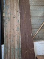 Sloophout  planken schotten lambrisering  wandbekleding, Ophalen, Gebruikt, Minder dan 25 mm, Plank