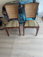 2 eetkamer stoelen retro in goede staat., Ophalen, Gebruikt