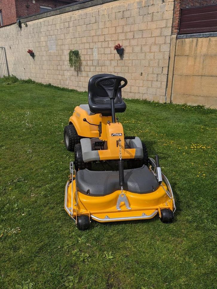 NETTE STIGA PARK 4WD HST FRONTMAAIER NIEUW 95CM MULCHDEK, Tuin en Terras, Zitmaaiers, Zo goed als nieuw, 90 tot 120 cm, Elektrische starter
