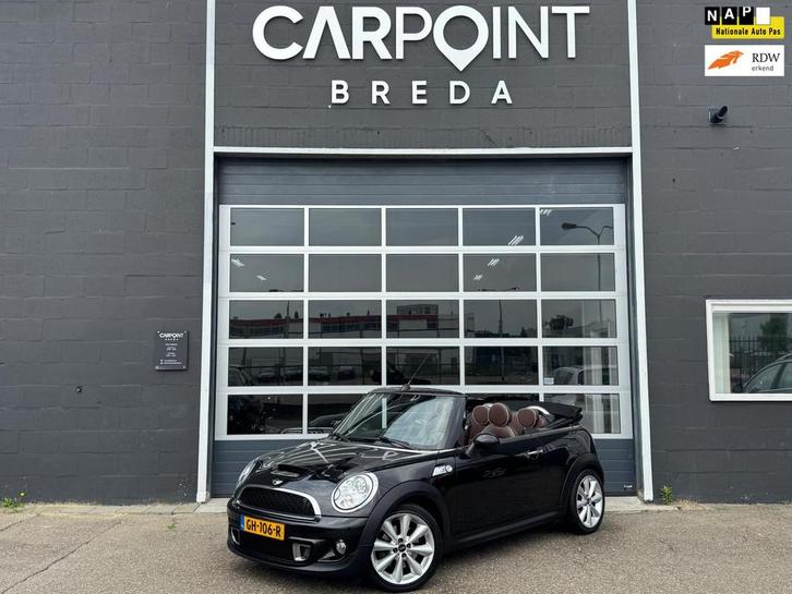 Mini Mini Cabrio 1.6 Cooper S AUTOMAAT, LEER, NAVI, CLIMA,, Auto's, Mini, Bedrijf, Te koop, Cabrio, ABS, Airbags, Airconditioning