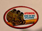 Apenheul Berg en Bos Apeldoorn vintage logo sticker park, Ophalen of Verzenden, Gebruikt, Overige typen