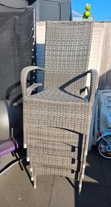 Tuinstoelen rotan riet weave 5 stuks 100euro! beschikbaar voor biedingen