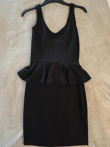 River island peplum jurk maat S / bodycon/ little black dres