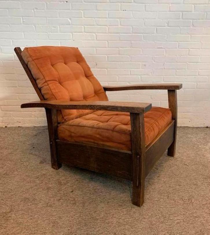 Fauteuil rookstoel art deco Amsterdamse school Bas van Pelt, Huis en Inrichting, Fauteuils, Ophalen of Verzenden