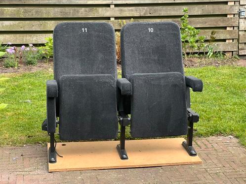 Bioscoopstoelen in duozit, Huis en Inrichting, Stoelen, Zo goed als nieuw, Eén, Ophalen