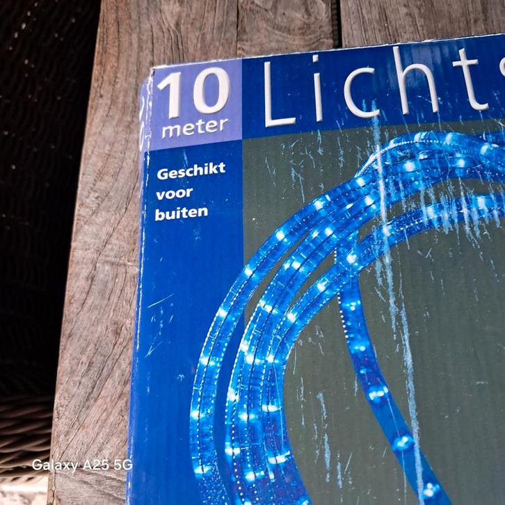 10 Meter Lichtslang - Geschikt voor buiten!, Tuin en Terras, Buitenverlichting, Gebruikt, Led-strip, Kunststof, Minder dan 50 watt