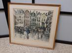 Litho Ferdinand Luigini. Flemish Square., Ophalen of Verzenden