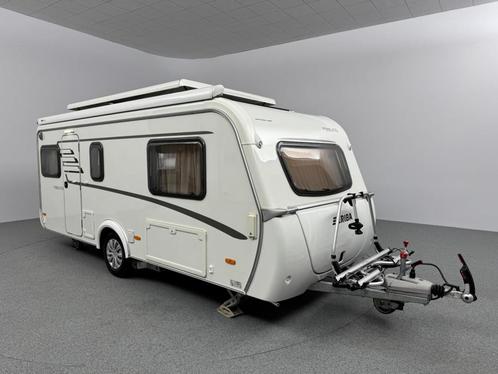 Eriba Feeling 470 Off Grid Cassetteluifel Zonnepaneel, Caravans en Kamperen, Caravans, Bedrijf, Overige, Eriba, 2 aparte bedden