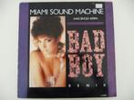 maxi single MIAMI SOUND MACHINE -BAD BOYS- EPIC REC. 1985, Ophalen of Verzenden, 12 inch, Pop, Maxi-single