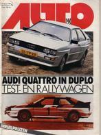 Autovisie 2 1981 : Audi Quattro Coupe - Lancia Prisma - Baja, Ophalen of Verzenden, Gelezen, Algemeen