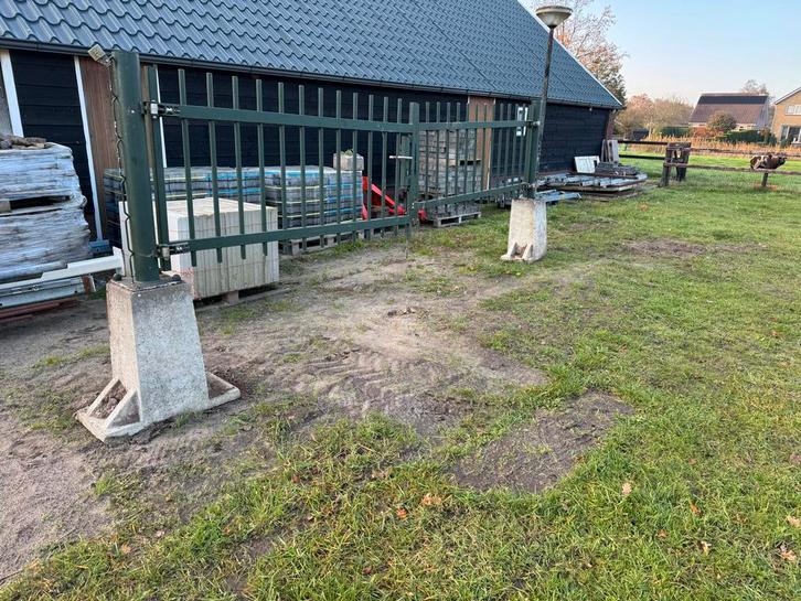 Hek / Toegangspoort, Tuin en Terras, Tuinpoorten, Gebruikt, Draaipoort, IJzer, 150 tot 200 cm, Ophalen