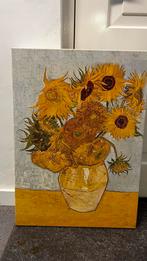 Van Gogh - De Zonnebloemen canvas print (3x), Ophalen of Verzenden, Schilderij, Minder dan 50 cm