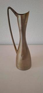 Vintage Tinnen Vaas met Handvat, Overige materialen, Gebruikt, Overige kleuren, Ophalen of Verzenden