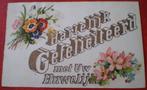 Hartelijk Gefeliciteerd met uw Huwelijk - 1932, Ophalen of Verzenden, 1920 tot 1940, Gelopen, Feest(dag)